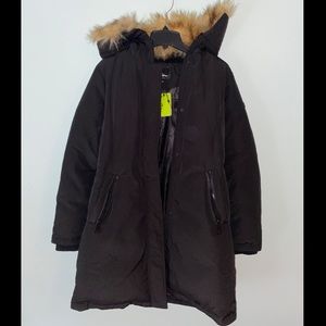 Sam Edelman Black parka (size L)